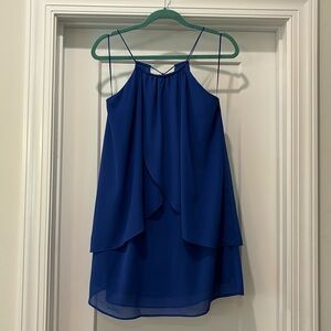 Royal blue swing dress size 8